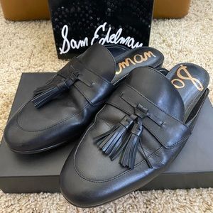 Sam Edelman Leather Paris Mules SZ 10